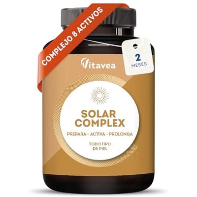 Vitavea Bronceado Natural y Uniforme – Cápsulas Autobronceadoras y Acelerador del Bronceado – Con Betacaroteno, Licopeno, Cobre y Aceite de Borraja – Para Todo Tipo de Piel – 60 Cápsulas – Vitavea Bronceado Natural y Uniforme – Cápsulas Autobronceadoras y Acelerador del Bronceado – Con Betacaroteno, Licopeno, Cobre y Aceite de Borraja – Para Todo Tipo de Piel – 60 Cápsulas –