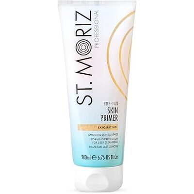 ST. MORIZ Advanced Pro Formula, Primer exfoliante de la piel, 200 ml Primer exfoliante de piel prebronceado que ayuda a preparar y suavizar la piel para el bronceado ST. MORIZ Advanced Pro Formula, Primer exfoliante de la piel, 200 ml Primer exfoliante de piel prebronceado que ayuda a preparar y suavizar la piel para el bronceado