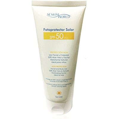 sesioMWorld Fotoprotector Solar Spf50 Uva, Alta Protección Protege El Adn Celular 200 ml 1 Unidad 230 g sesioMWorld Fotoprotector Solar Spf50 Uva, Alta Protección Protege El Adn Celular 200 ml 1 Unidad 230 g