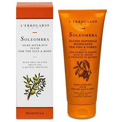 L´ERBOLARIO Solar After Sun Fluido Cara Cuerpo 200ml, Estándar, Único L´ERBOLARIO Solar After Sun Fluido Cara Cuerpo 200ml, Estándar, Único