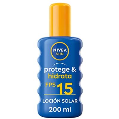 Nivea Sun Protect and Moisture SPF 15 - 200 ml - Protector solar en aerosol Nivea Sun Protect and Moisture SPF 15 - 200 ml - Protector solar en aerosol
