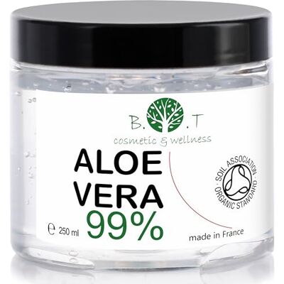 B.O.T cosmetic & wellness Aloe Vera Gel, Gel Aloe Vera Cultivo Orgánico, 100% Natural, Hidratante Piel Cabello, After Sun, Antiarrugas, Anti Acné, Reafirmante, Anti Estrías, 250 ml B.O.T cosmetic & wellness Aloe Vera Gel, Gel Aloe Vera Cultivo Orgánico, 100% Natural, Hidratante Piel Cabello, After Sun, Antiarrugas, Anti Acné, Reafirmante, Anti Estrías, 250 ml