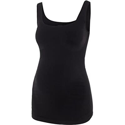 MAMALICIOUS NOS Mujer Mlheal Tank Top Noos A. Camiseta Not Applicable, Black, One Size MAMALICIOUS NOS Mujer Mlheal Tank Top Noos A. Camiseta Not Applicable, Black, One Size
