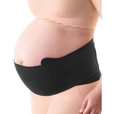 momcozy Faja Embarazada, Cinturón Embarazo de Tejido Transpirable, Faja Embarazadas Sujeción con Soporte Ergonómico para Aliviar el Dolor Abdominal, Pélvico y Lumbar momcozy Faja Embarazada, Cinturón Embarazo de Tejido Transpirable, Faja Embarazadas Sujeción con Soporte Ergonómico para Aliviar el Dolor Abdominal, Pélvico y Lumbar