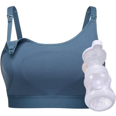 momcozy Sujetador Lactancia Ajustable, Sujetador de Extracción Manos Libres, Brasier de Maternidad sin Aros 2 en 1 para Extracción & Lactancia momcozy Sujetador Lactancia Ajustable, Sujetador de Extracción Manos Libres, Brasier de Maternidad sin Aros 2 en 1 para Extracción & Lactancia