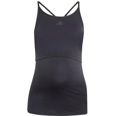 Adidas Mujer Workout Tank Maternity Shirt, Black, M Adidas Mujer Workout Tank Maternity Shirt, Black, M