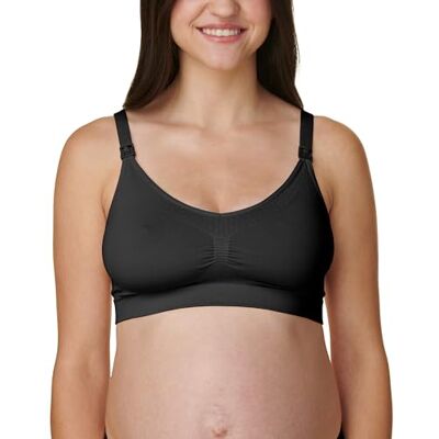 Bravado Designs Basics by Bravado Brasier de Maternidad cómodo para Mujer y Brasier de Lactancia Ajustable, sin Costuras, S-XXL, Negro, S Bravado Designs Basics by Bravado Brasier de Maternidad cómodo para Mujer y Brasier de Lactancia Ajustable, sin Costuras, S-XXL, Negro, S