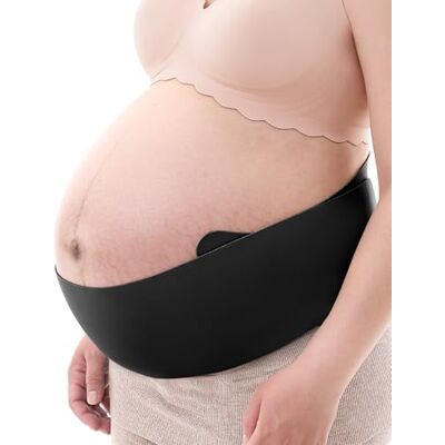 momcozy Faja Embarazada, Cinturón Embarazo de Tejido Transpirable, Faja Embarazadas Sujeción con Soporte Ergonómico para Aliviar el Dolor Abdominal, Pélvico y Lumbar momcozy Faja Embarazada, Cinturón Embarazo de Tejido Transpirable, Faja Embarazadas Sujeción con Soporte Ergonómico para Aliviar el Dolor Abdominal, Pélvico y Lumbar