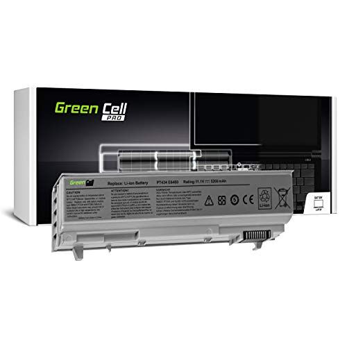 Green Cell® Pro Serie PT434 W1193 4M529 Batería para DELL Precision M2400 M4400 M4500 Ordenador (Las Celdas Originales Samsung SDI, 6 Celdas, 5200mAh, Plateado)