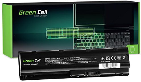 Green Cell® Extended Serie MU06 MU09 593553-001 593554-001 593562-001 HSTNN-LB0W HSTNN-UB0W Batería para HP Ordenador (9 Celdas 6600mAh 10.8V Negro)