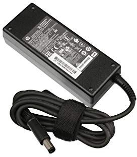 HP 90W Smart AC Adapter - Fuente de alimentación (100-240V, 50/60 Hz, 90W, Interior, Portátil, Negro)