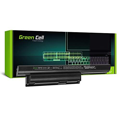 Green Cell® Standard Serie VGP-BPS22 VGP-BPS22A VGP-BPL22 Batería para Sony Vaio VPCEA VPCEB VPCEB1M1E VPCEB1S1E VPCEB2S1E VPCEB3M1E VPCEC Ordenador (6 Celdas 4400mAh 11.1V Negro)