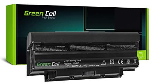 Green Cell® Extended Serie J1KND Batería para DELL Vostro 3450 3550 3555 3650 3750 1440 1450 1540 1550 2420 2520 Ordenador (9 Celdas 6600mAh 11.1V Negro)