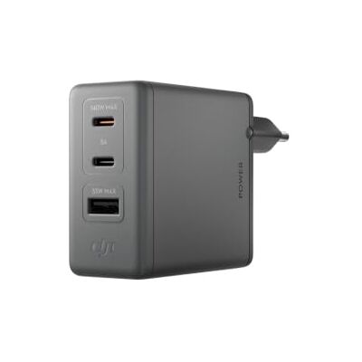DJI Cargador GAN de 140 W Power (no Incluye el Cable), Carga rápida Salida de 140 W, 3 puertos, control de temperatura, PD 3.1, asignación de potencia, cargador para ordenador portátil DJI Cargador GAN de 140 W Power (no Incluye el Cable), Carga rápida Salida de 140 W, 3 puertos, control de temperatura, PD 3.1, asignación de potencia, cargador para ordenador portátil