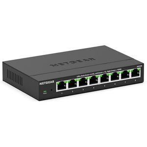 Netgear Switch de Red Multi-Gigabit Ethernet de 8 Puertos, MS308, de 1G/2.5G, Montaje en Pared o sobremesa y protección de 3 años Netgear Switch de Red Multi-Gigabit Ethernet de 8 Puertos, MS308, de 1G/2.5G, Montaje en Pared o sobremesa y protección de 3 años