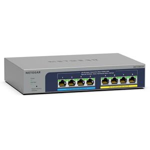 Netgear Switch de 8 Puertos y 2, 5 GB MS108UP Switch Ethernet Multi-Gigabit Ultra60 PoE Plus 4 Puertos PoE+/++ a 230 W Sin Ventilador, conectividad Puntos de Acceso WiFi 6 Netgear Switch de 8 Puertos y 2, 5 GB MS108UP Switch Ethernet Multi-Gigabit Ultra60 PoE Plus 4 Puertos PoE+/++ a 230 W Sin Ventilador, conectividad Puntos de Acceso WiFi 6