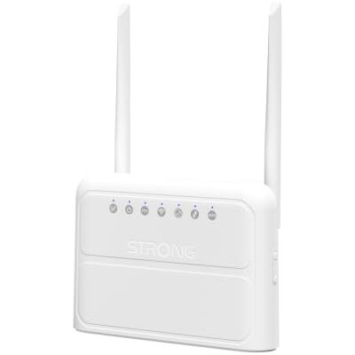 Strong N300 Router con Tarjeta SIM, Red 4G Cat4 LTE, 4 x Puertos 100 Mbps Strong N300 Router con Tarjeta SIM, Red 4G Cat4 LTE, 4 x Puertos 100 Mbps