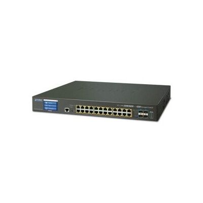 Planet GS-5220-24UPL4XV gemanaged L2+ Gigabit Ethernet (10/100/1000) Energía Sobre Ethernet (PoE) Soporte 1.25U Negro Switch de red Planet GS-5220-24UPL4XV gemanaged L2+ Gigabit Ethernet (10/100/1000) Energía Sobre Ethernet (PoE) Soporte 1.25U Negro Switch de red