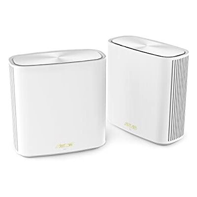 Asus ZenWiFi XD6S Whole Home Mesh WiFi 6 System AX5400 (2 Pack Blanco) Cobertura hasta de 501 m2 (4+ Habitaciones), configuración Sencilla, Seguridad de Red Asus ZenWiFi XD6S Whole Home Mesh WiFi 6 System AX5400 (2 Pack Blanco) Cobertura hasta de 501 m2 (4+ Habitaciones), configuración Sencilla, Seguridad de Red