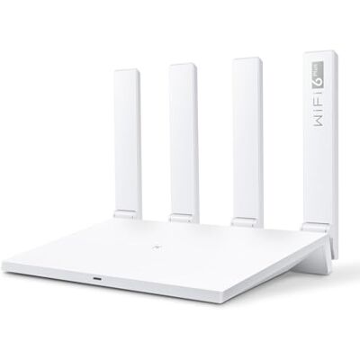 Huawei AX3 Router WiFi 6 Plus AX3000 2404Mbps/5GHz + 574Mbps/2.4GHz, Doble Banda, 4 Puertos Gigabit Ethernet WAN/LAN, Control Parental, Fácil Configuración, Soporte OFDMA/MU-MIMO/VPN/WPA3/IPV6 Huawei AX3 Router WiFi 6 Plus AX3000 2404Mbps/5GHz + 574Mbps/2.4GHz, Doble Banda, 4 Puertos Gigabit Ethernet WAN/LAN, Control Parental, Fácil Configuración, Soporte OFDMA/MU-MIMO/VPN/WPA3/IPV6