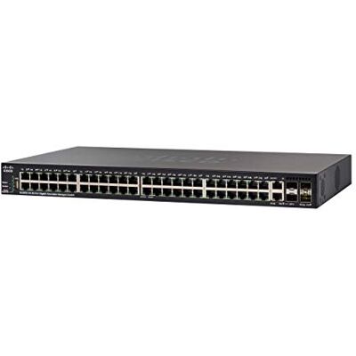 Cisco Systems Small Business SG350X-48 Switch Managed 48 X 1000BASE-T + 2 X Combo 10 GIGABIT SFP+ + 2 X 10 GIGABIT SFP+ Rack-MOUNTABLE Cisco Systems Small Business SG350X-48 Switch Managed 48 X 1000BASE-T + 2 X Combo 10 GIGABIT SFP+ + 2 X 10 GIGABIT SFP+ Rack-MOUNTABLE
