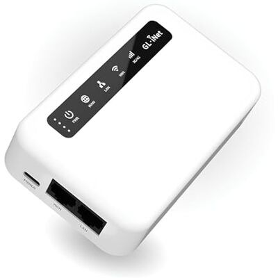 GL.iNet GL-XE300 Puli Router Industrial 4G LTE, OpenWrt, batería 5000mAh GL.iNet GL-XE300 Puli Router Industrial 4G LTE, OpenWrt, batería 5000mAh