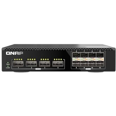 QNAP QsW-2104-2T-A Switch Gestito 4 X 100 Gigabit Qsfp28 + 8 X 25 Gigabit Sfp28 QNAP QsW-2104-2T-A Switch Gestito 4 X 100 Gigabit Qsfp28 + 8 X 25 Gigabit Sfp28