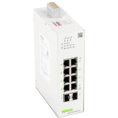 WAGO 852-1813/000-001 - Interruptor gestionado ligero 8 puertos 1000BASE-T WAGO 852-1813/000-001 - Interruptor gestionado ligero 8 puertos 1000BASE-T