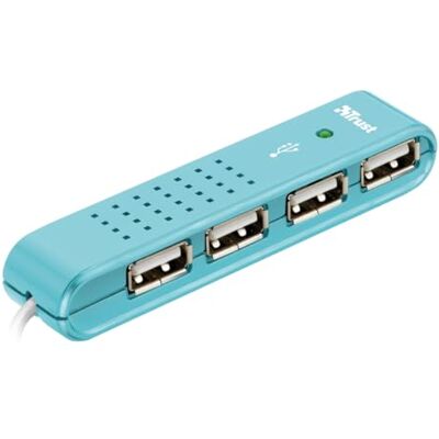 Trust Vecco 480 Mbit/s Concentrador (480 Mbit/s, Windows 7, Vista / XP. Mac OS X 10.5, 25 g, 65 g, 133 x 45 x 177 mm, 4 port USB 2.0 hub. User’s guide.) Trust Vecco 480 Mbit/s Concentrador (480 Mbit/s, Windows 7, Vista / XP. Mac OS X 10.5, 25 g, 65 g, 133 x 45 x 177 mm, 4 port USB 2.0 hub. User’s guide.)
