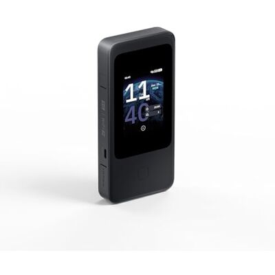 GL.iNet GL-E5800 EU MUDI 7 Router de Viaje 5G Wi-Fi 7 tribanda con eSIM Wi-Fi 7 tribanda con 5G, eSIM y doble nano-SIM, Ethernet 2.5G, pantalla táctil 2,8 pulgadas, batería 13,5h, VPN 700 Mbps GL.iNet GL-E5800 EU MUDI 7 Router de Viaje 5G Wi-Fi 7 tribanda con eSIM Wi-Fi 7 tribanda con 5G, eSIM y doble nano-SIM, Ethernet 2.5G, pantalla táctil 2,8 pulgadas, batería 13,5h, VPN 700 Mbps