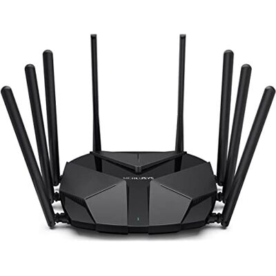 MERCUSYS Router WiFi 6 1500 Mbps, Router WiFi de Doble Banda, 4 Puertos RJ45 Gigabit, 4 Antenas 5dBi, MU-MIMO, WPA3, conexión Inteligente, Control Parental, tecnología BSS Coloring, MR60X MERCUSYS Router WiFi 6 1500 Mbps, Router WiFi de Doble Banda, 4 Puertos RJ45 Gigabit, 4 Antenas 5dBi, MU-MIMO, WPA3, conexión Inteligente, Control Parental, tecnología BSS Coloring, MR60X