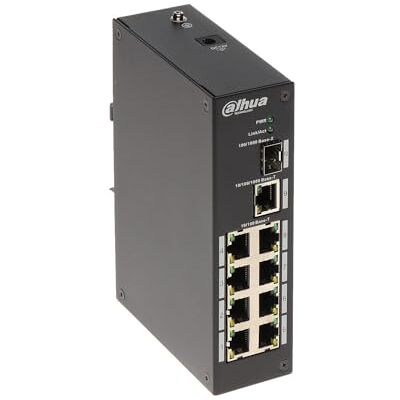 Dahua Switch PFS3110-8T Type L2 8x10Base-T / 100Base-TX 1x10Base-T / 100Base-TX / 1000Base-T 1x1000Base-X DH-PFS3110-8T Dahua Switch PFS3110-8T Type L2 8x10Base-T / 100Base-TX 1x10Base-T / 100Base-TX / 1000Base-T 1x1000Base-X DH-PFS3110-8T