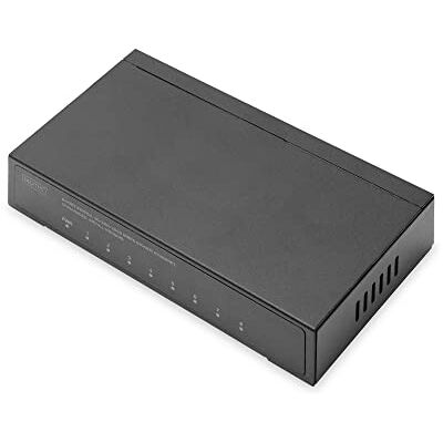 Digitus Conmutador de red Gigabit de 8 puertos No gestionado Auto-MDI/MDI-X Plug & Play Sin ventilador 8 puertos RJ45 10/100/1000 Mbps negro Digitus Conmutador de red Gigabit de 8 puertos No gestionado Auto-MDI/MDI-X Plug & Play Sin ventilador 8 puertos RJ45 10/100/1000 Mbps negro