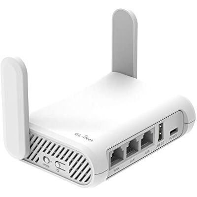 GL.iNet GL-SFT1200 Opal Router de Viaje, Wi-Fi AC1200 Doble Banda GL.iNet GL-SFT1200 Opal Router de Viaje, Wi-Fi AC1200 Doble Banda