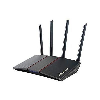 Asus Router AX1800 RT-AX55, WiFi 6, Doble Banda, Soporte MU-MIMO y OFDMA, Seguridad AIProtection, tecnología Tren Mirco y Compatible con Sistemas AIMesh Asus Router AX1800 RT-AX55, WiFi 6, Doble Banda, Soporte MU-MIMO y OFDMA, Seguridad AIProtection, tecnología Tren Mirco y Compatible con Sistemas AIMesh