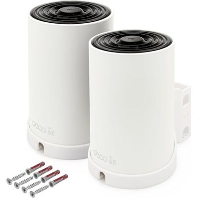 Mobilefox Soporte de pared para router TP-Link Deco XE75 AXE5400 (2 unidades) Mobilefox Soporte de pared para router TP-Link Deco XE75 AXE5400 (2 unidades)