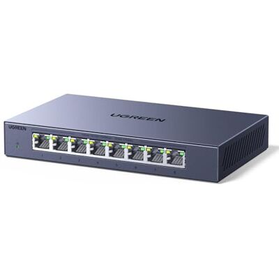UGREEN 2.5G Switch Ethernet 8X2.5G Puertos, Plug y Play (8 Puertos) UGREEN 2.5G Switch Ethernet 8X2.5G Puertos, Plug y Play (8 Puertos)