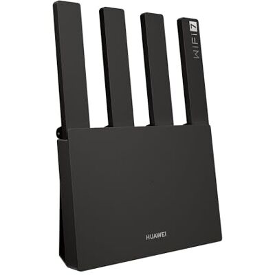Huawei WiFi BE3, Router 256MB+128MB Wi-Fi 7 Doble Banda BE3600, Negro Enrutador Velocidades Ultrarrápidas, Puerto Ethernet 2.5G, EasySetting, Diagnóstico Visual de Wi-Fi, Control Parental,HomeSec Huawei WiFi BE3, Router 256MB+128MB Wi-Fi 7 Doble Banda BE3600, Negro Enrutador Velocidades Ultrarrápidas, Puerto Ethernet 2.5G, EasySetting, Diagnóstico Visual de Wi-Fi, Control Parental,HomeSec
