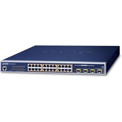 Planet WGSW-24040HP4 Network Switch Managed L2/L4 Gigabit Ethernet (10/100/1000) Power Over Ethernet (PoE) Blue Planet WGSW-24040HP4 Network Switch Managed L2/L4 Gigabit Ethernet (10/100/1000) Power Over Ethernet (PoE) Blue