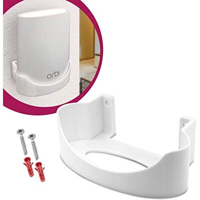 Mobilefox Soporte de pared para router Netgear Orbi RBK40 y RBS40 Mobilefox Soporte de pared para router Netgear Orbi RBK40 y RBS40