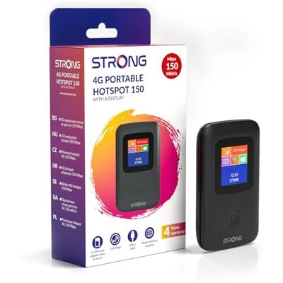 Strong 4GMIFI150CD Router WiFi 4G Portátil con SIM, CAT4 150 Mbps Strong 4GMIFI150CD Router WiFi 4G Portátil con SIM, CAT4 150 Mbps
