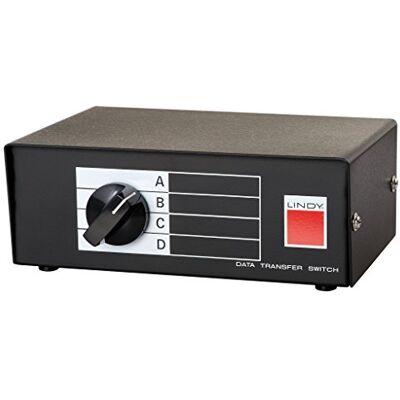 LINDY Switch serie manual para 1 ordenador y 4 periféricos o 4 ordenadores y un periférico LINDY Switch serie manual para 1 ordenador y 4 periféricos o 4 ordenadores y un periférico
