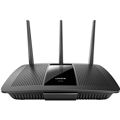 Linksys EA7500-EU Router WiFi Gigabit MU-MIMO AC1900 MAX-Stream (monitorización y administración remota de Red, CPU a 1.4 GHz, 4 Puertos Gigabit Ethernet, USB 3.0, Seguridad Avanzada de Red), Negro Linksys EA7500-EU Router WiFi Gigabit MU-MIMO AC1900 MAX-Stream (monitorización y administración remota de Red, CPU a 1.4 GHz, 4 Puertos Gigabit Ethernet, USB 3.0, Seguridad Avanzada de Red), Negro