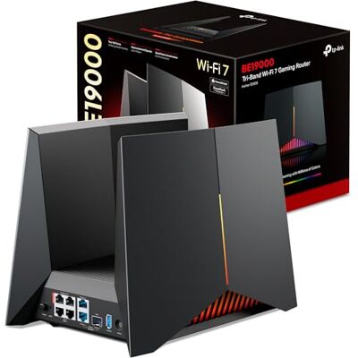 TP-Link Archer GE800 Router Gaming WiFi 7, tribanda, Puertos multigigabit TP-Link Archer GE800 Router Gaming WiFi 7, tribanda, Puertos multigigabit