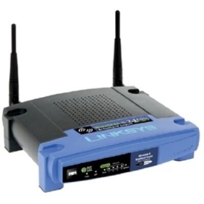Linksys WRT54GL Router (IEEE 802.11b, IEEE 802.11g, IEEE 802.3, IEEE 802.3u, SPI, TKIP, WPA, 10/100 Mbps, 0,054 Gbit/s, 54 Mbit/s) Linksys WRT54GL Router (IEEE 802.11b, IEEE 802.11g, IEEE 802.3, IEEE 802.3u, SPI, TKIP, WPA, 10/100 Mbps, 0,054 Gbit/s, 54 Mbit/s)