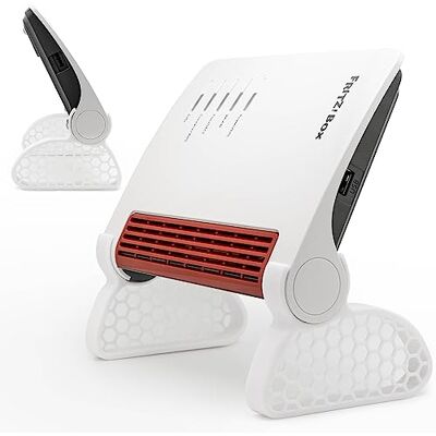 Mobilefox Soporte Compatible con AVM FritzBox 7590 AX Soporte de Mesa Base para Router Ventilación Pies de Apoyo Mobilefox Soporte Compatible con AVM FritzBox 7590 AX Soporte de Mesa Base para Router Ventilación Pies de Apoyo