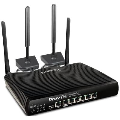 Draytek Vigor 2927lac Wireless Router Wwan Switch Mit 6 Ports Gige, Ppp, 802.11ac Wave 2 WaN-Ports: 2 802.11a/b/g/n/ac Wave 2 DuaL-Band Draytek Vigor 2927lac Wireless Router Wwan Switch Mit 6 Ports Gige, Ppp, 802.11ac Wave 2 WaN-Ports: 2 802.11a/b/g/n/ac Wave 2 DuaL-Band