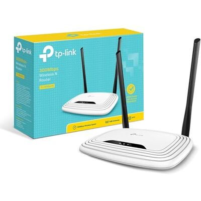 TP-Link TL-WR841N Router WiFi N300 300 Mbps, 4 LAN, WAN y Antenas 5 dBi TP-Link TL-WR841N Router WiFi N300 300 Mbps, 4 LAN, WAN y Antenas 5 dBi