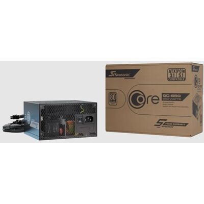 Seasonic Fuente de alimentación 650 W Core GC-650 ATX3 (80+Oro) Seasonic Fuente de alimentación 650 W Core GC-650 ATX3 (80+Oro)