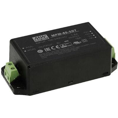 MEAN WELL MeanWell MPM-65-24ST Fuente de alimentación conmutada (24 V/CC, 2,71 A, 65 W) MEAN WELL MeanWell MPM-65-24ST Fuente de alimentación conmutada (24 V/CC, 2,71 A, 65 W)